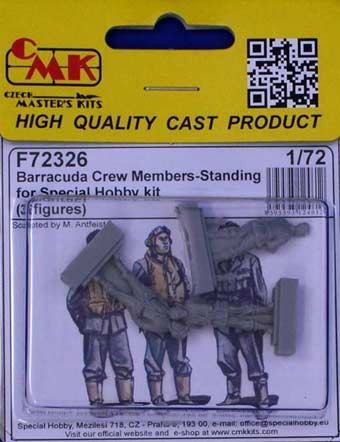 CMK F72326 Barracuda Crew Members Standing (3 fig.) 1/72