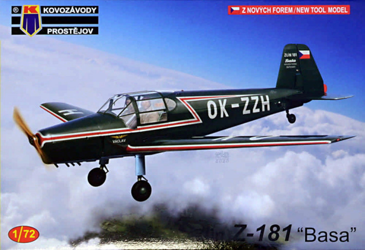 Kovozavody Prostejov 72229 Zlin Z-181 'Basa' (3x camo) 1/72