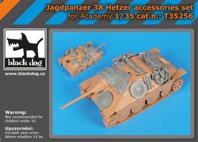 Black Dog BDT35256 Jagdpanzer 38(t) 'Hetzer' (designed to be used with Academy kits) 1/35