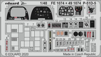Eduard FE1074 1/48 P-51D-5 (AIRF)