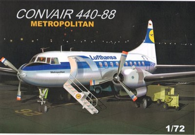 Mach 2 MACH7253 Convair CV-440 Metropolitan Decals Lufthansa 1/72