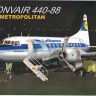 Mach 2 MACH7253 Convair CV-440 Metropolitan Decals Lufthansa 1/72