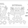 KV Models 72202-1 Ми-1Т (Грань #7207) / SM-1/300 (AMODEL #72113) - Двусторонние маски + маски на диски и колеса Gran` / AMODEL RU 1/72
