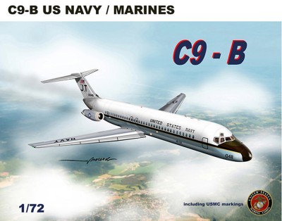 Mach 2 GP112USN Douglas DC-9 United States Navy (C9-B) 1/72