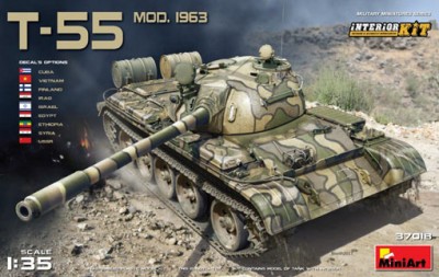 MiniArt 37018 T-55 Mod. 1963 INTERIOR KIT 1/35