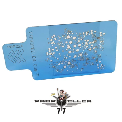 77 Propeller 77PRP024 Medium Airbrush Stencils for fine details