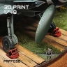 77 Propeller 77PRP-7032 Luftwaffe wheel chocks teeth opened (4 pcs.) 1/48