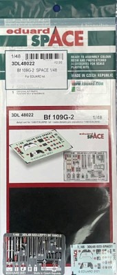 Eduard 3DL48022 Bf 109G-2 SPACE (EDU) 1/48