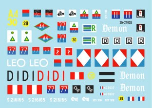 Star Decals 35-C1002 M10 Tank Destroyer in Italy - France, UK, SADF, NZ, Poland 1/35