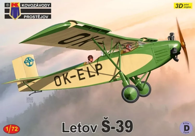 Kovozavody Prostejov 72540 Letov S-39 (3x camo) 1/72