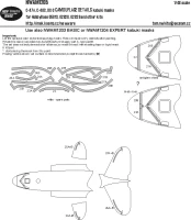 New Ware NWA-M1205 Mask C-47A, C-48C, DC-3 CAMOUFLAGE DETAILS 1/48