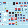 Star Decals 35-C1260 Royal Artillery # 3.British RA in NW Europe 1944-45. Sherman Mk.V OP tanks , and M7 Priest 105mm Howitzer 1/35