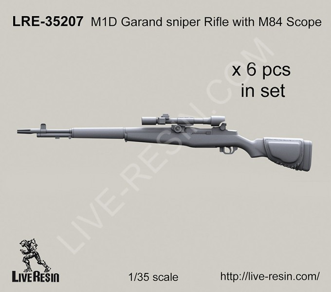 M1D Garand sniper Rifle with M84 Scope. 