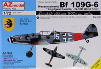 Az Model 76028 Bf 109G-6 JG.300 Limited Edition (4x camo) 1/72