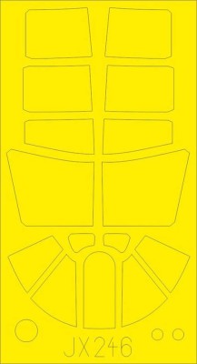 Eduard JX246 Mask 1/32 P-40N (TRUMP)