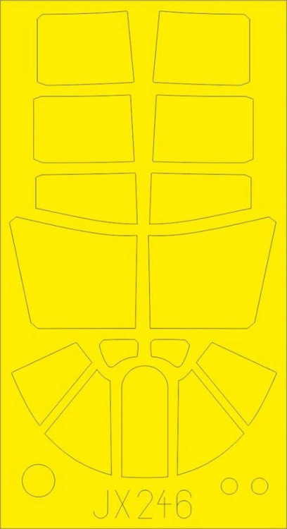 Eduard JX246 Mask 1/32 P-40N (TRUMP)