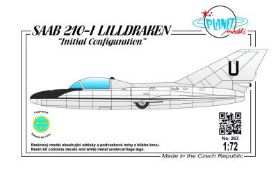 Planet Models PLT263 SAAB 210-I LILLDRAKEN &quot;Initial Configuration&quot; 1/72