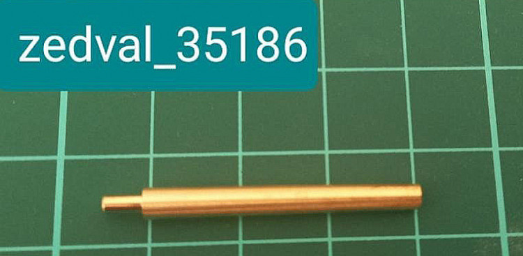 Zedval 35186 7,5 см ствол KwK44/L36,5 для MAUS 1/35