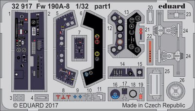 Eduard 32917 SET Fw 190A-8 (REV) 1/32