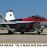 Hasegawa 02184 F/A-18F Super Hornet "VFA-41 Black Aces 70th Anniversary" 1/72