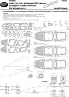 New Ware NWA-M0347 1/48 Mask for F-4 &amp; RF-4 Phantom II EXPERT (HAS)