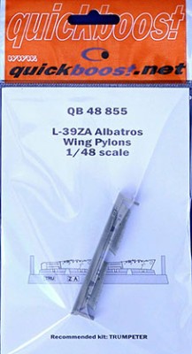 QuickBoost QB48855 L-39ZA Albatros wing pylons (TRUMP) 1/48