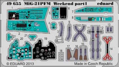 Eduard 49655 MiG-21PFM Weekend