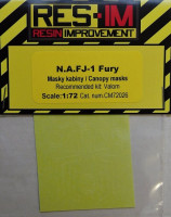 RES-IM RESICM72026 1/72 Canopy Masks for N.A. FJ-1 Fury (VALOM)