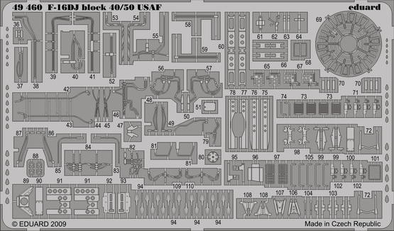 Eduard 49460 F-16DJ block 40/50 USAF S.A. KIN