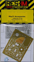 RES-IM RESIMP7207 1/72 MiG-21 Accessories PE set