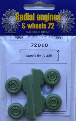 Radial Engines &amp; Wheels REW-72010 1/72 Junkers Ju 290 - wheels