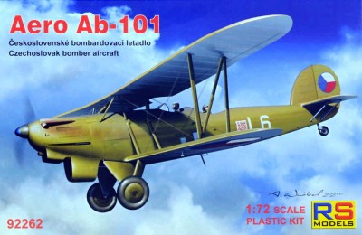 RS Model 92262 Aero Ab-101 Czechoslovak bomber (5x camo) 1/72