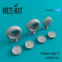 Reskit RS72-0251 Vampire type 3 wheels (AMOD/HELL/REV) 1/72