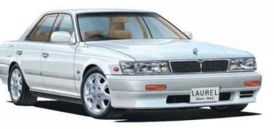Aoshima 61282 NISSAN HC33 Laurel MEDALIST CLUB L '91 1/24