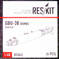 Reskit RS48-0120 GBU-38 Bombs (4 pcs.) 1/48