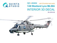 Quinta studio QD+48484 Lynx Mk88A (Airfix) (с 3D-печатными деталями) 1/48
