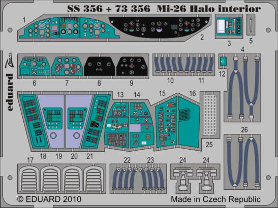 Eduard 73356 Mi-26 Halo interior