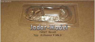 Rob Taurus 72027 Hawker Hunter F. Mk.6 Canopy 1/72