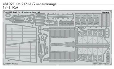 Eduard 481027 SET Do 217J-1/2 undercarriage (ICM)