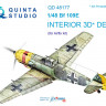 Quinta studio QD48177 Bf 109E (для модели Airfix) 1/48