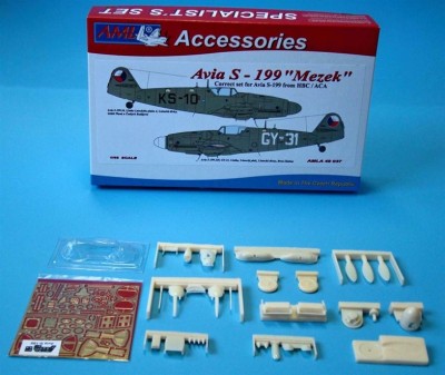 AML AMLA48037 Avia S-199 detail set&amp;Декали (ACA/HBC) Pt I. 1/48