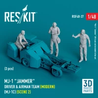 Reskit F48037 MJ-1 'Jammer' Driver&airman team - scene 2 1/48