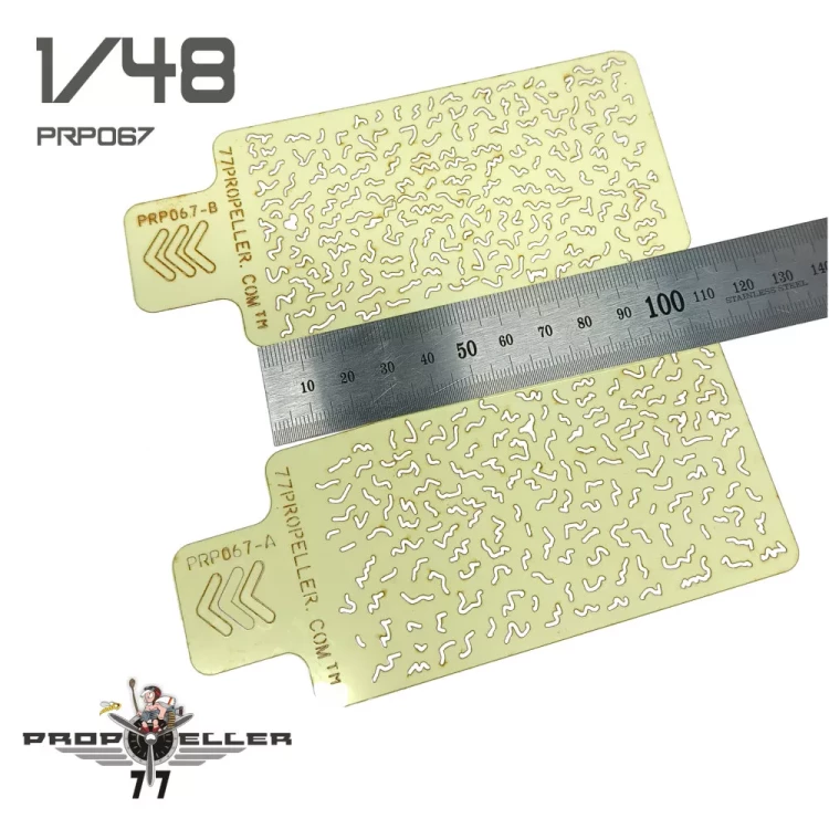 77 Propeller 77PRP067 Italian aircraft camouflage template Type D 1/48