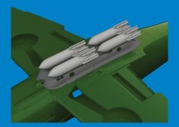 Eduard 6481152 BRASSIN S-199 4xETC 50 rack w/ bombs PRINT 1/48