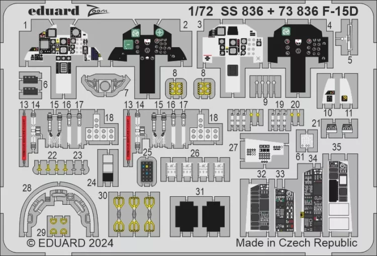 Eduard SS836 F-15D (FINEM) 1/72