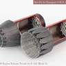 Mk1 Design MA-48061 Lockheed-Martin F-16C/F-16D Fighting Falcon Block 52 P.W exhaust nozzle. Aftrer burner Set (opend+closed 1/48