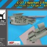 BlackDog A72048 C-27 J Spartan - two engines (REVELL) 1/72