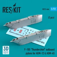 Reskit 72444 F-105 'Thunderchief' outboard AGM-12 & AGM-45 1/72