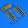 QuickBoost QB72575 B-17G flying fortress propeller w/tool (AIRF) 1/72