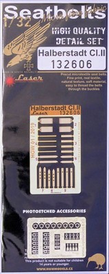 HGW 132606 Seatbelts Halbertstadt CI.II (laser) 1/32